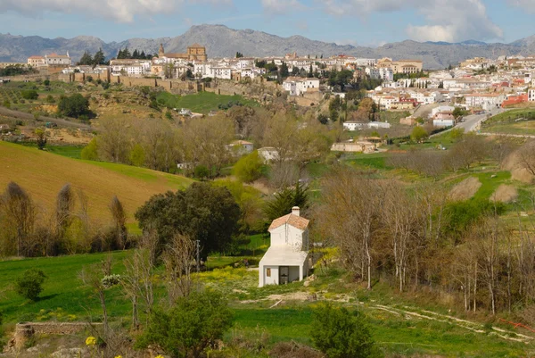 Pohled z ronda, Andalusie, Španělsko — Stock fotografie