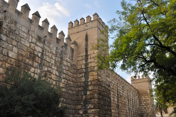 Walls of the alcazar — Stock Photo, Image