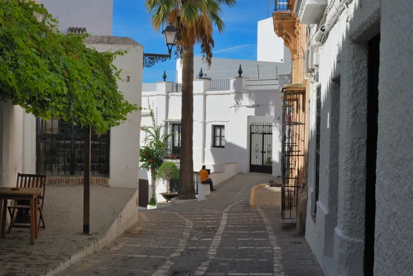 Straat in vejer — Stockfoto