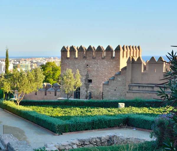 Stå hög av alcazaba i almeria — Stockfoto