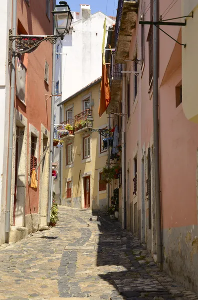 Strada tradizionale Lisbona — Foto Stock