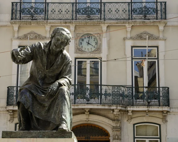 Sculpture of a poet — Stock Photo, Image