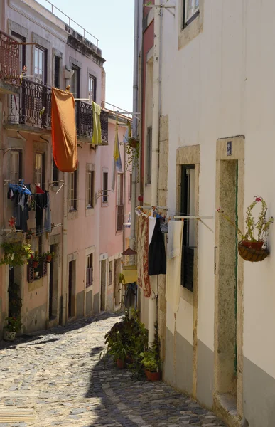 Pittoreska Lissabon street — Stockfoto