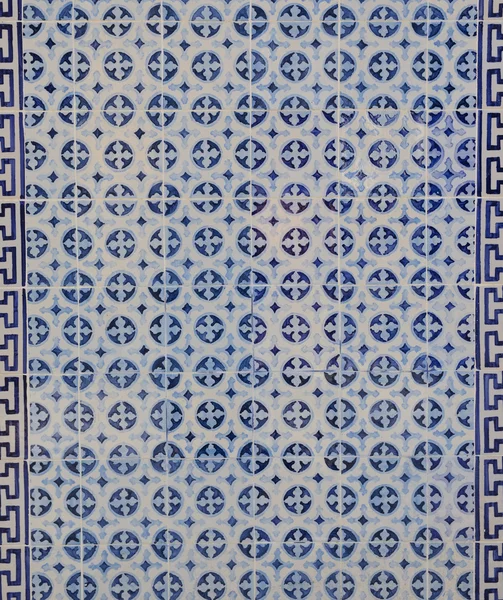 Azulejo azul portugués — Foto de Stock