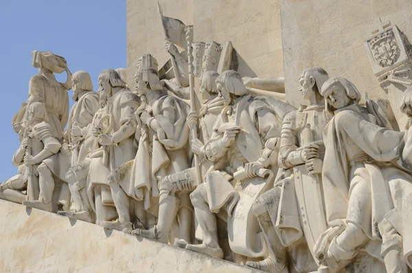 Detail of the monument to the Discoveries — Stock Photo, Image