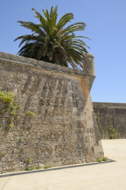 eski duvarlar Cascais, Portekiz