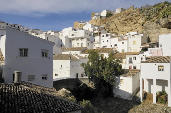 Vit andalusisk by — Stockfoto