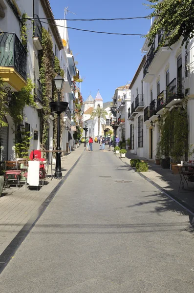 Rua turística — Fotografia de Stock