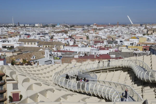 Seville seen from Metropol Parasol — Stock Photo, Image