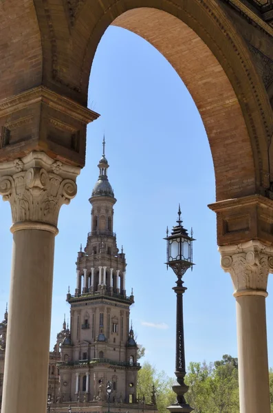 İspanya kule Meydanı — Stok fotoğraf