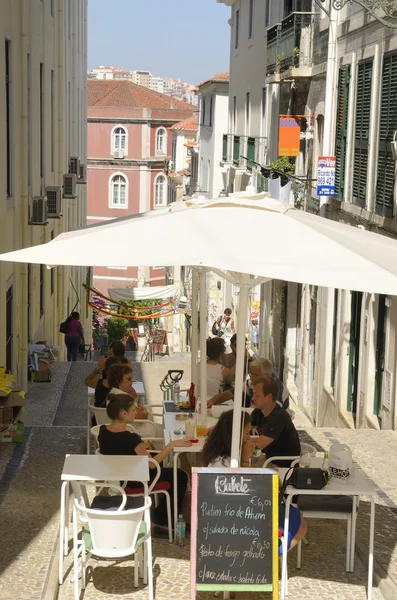 Malou přestávku v oblasti chiado — Stock fotografie