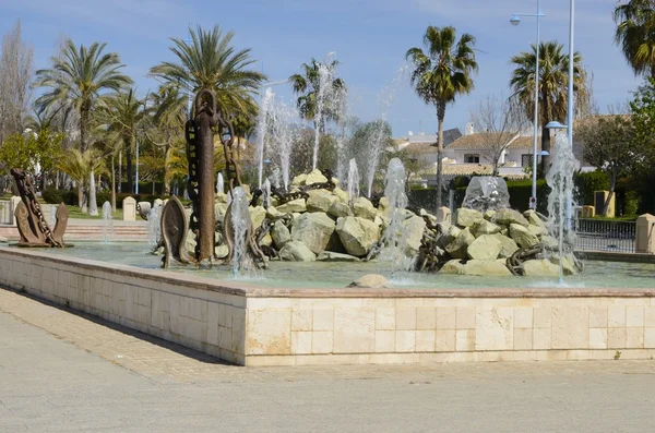 Pond in Saint Peter of Alcantara — Stock Photo, Image