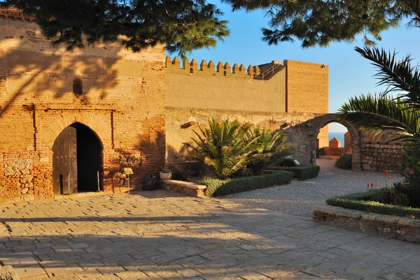 Alcazaba quadratisch — Stockfoto