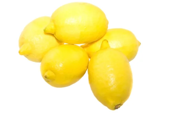 Limones sobre fondo blanco — Foto de Stock