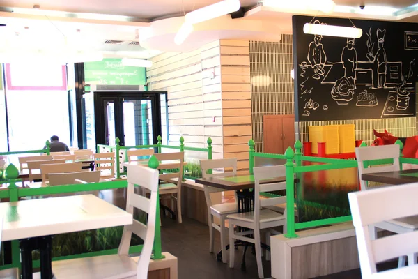 interieur van familie café