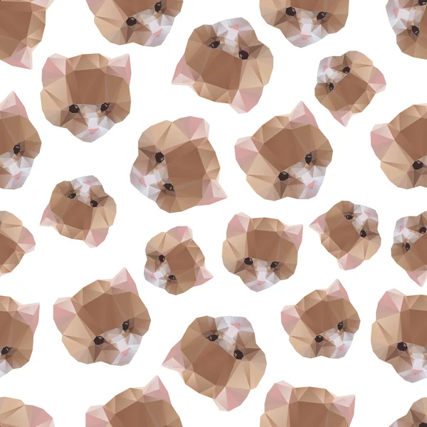 几何图案的猫 — 图库矢量图片