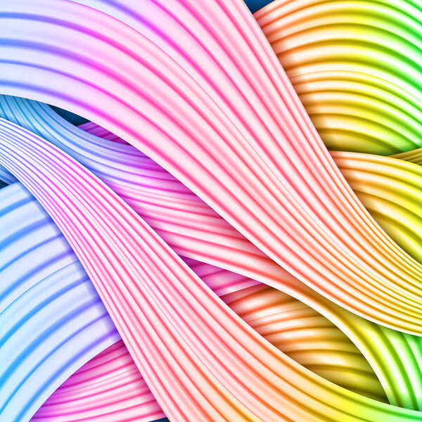 Abstract colorful lines eps 10