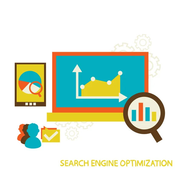 Optimización del motor de búsqueda — Archivo Imágenes Vectoriales