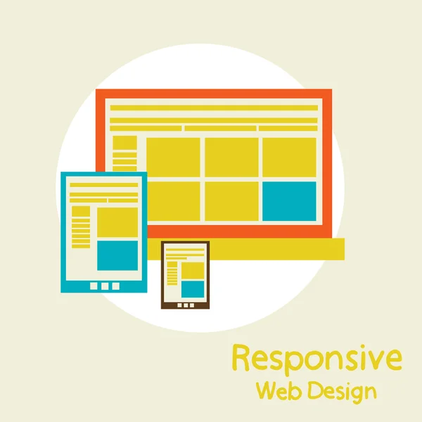 Responsive Web Design — Stockvector