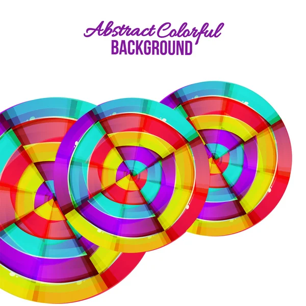 Abstract colorful rainbow curve background design. — Stock Vector