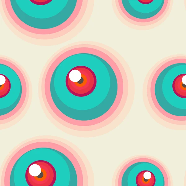 Seamless pattern with eyes. — Stock Vector