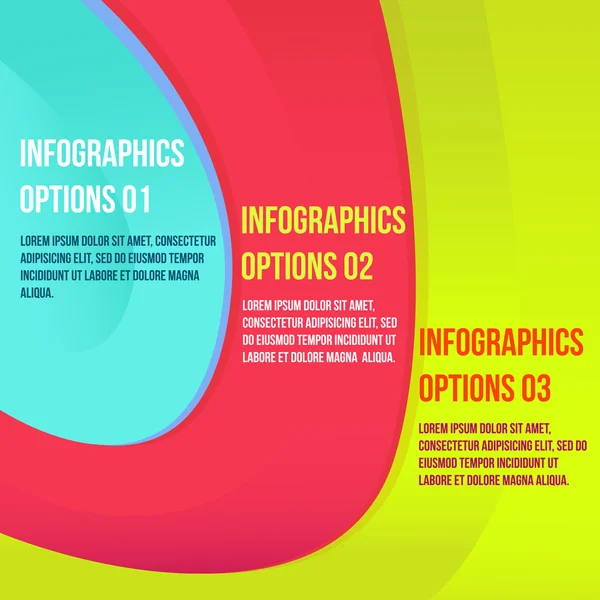 Infografías coloridas — Vector de stock