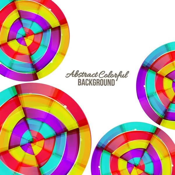 Abstract colorful rainbow curve background design. — Stock Vector