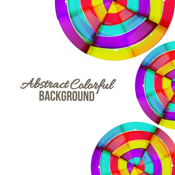Ontwerp van de achtergrond van abstracte kleurrijke regenboog kromme. — Stockvector