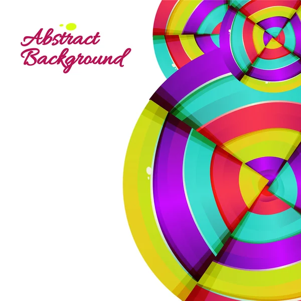 Abstract colorful rainbow curve background design. — Stock Vector