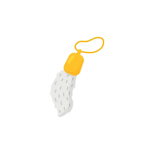 Rabbit foot luck talisman icon 또는 심볼, 평면 벡터 일러스트. — 스톡 벡터