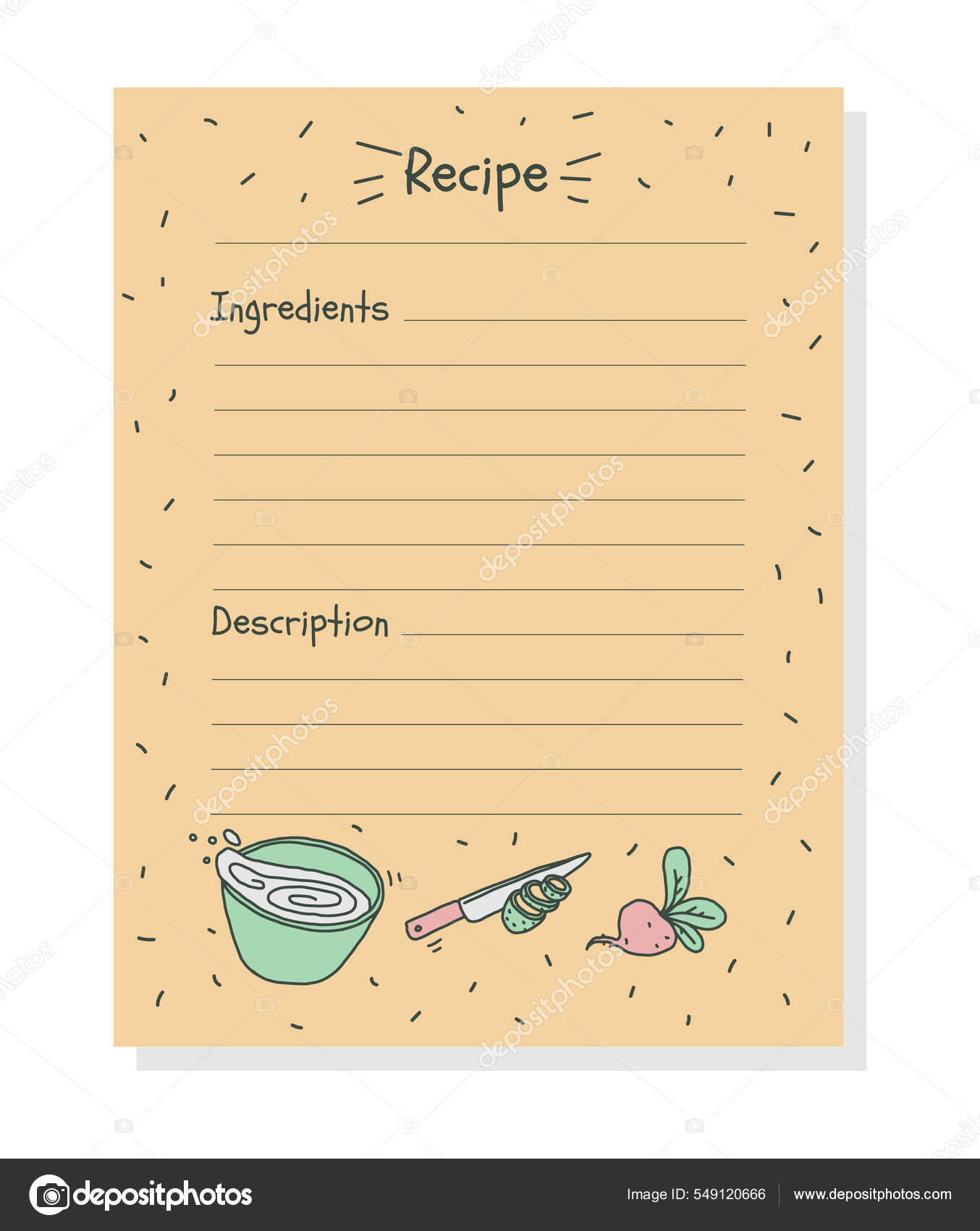 https://st.depositphotos.com/1832477/54912/v/1600/depositphotos_549120666-stock-illustration-recipe-sheet-template-with-empty.jpg