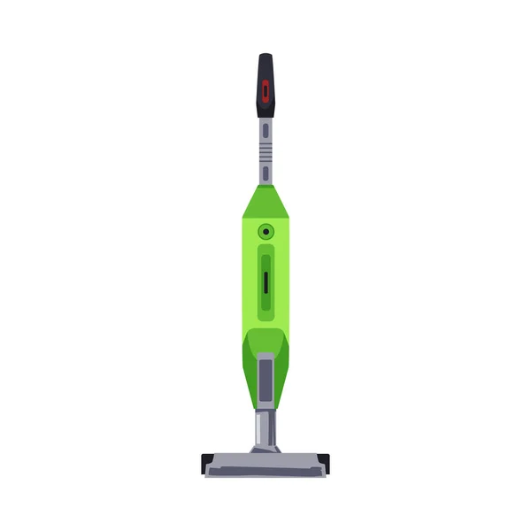 Cordless Handheld Vacuum Cleaner Flat Cartoon Vector Illustration Isolated White — Wektor stockowy