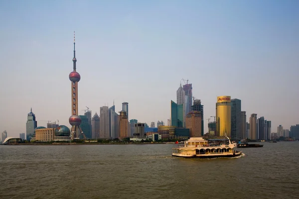 Shanghai Cina dal Bund — Foto Stock