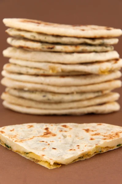 Indian bread - naan — Stock Photo, Image