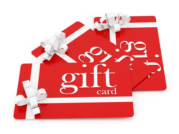 Gift cards — Stock Photo, Image