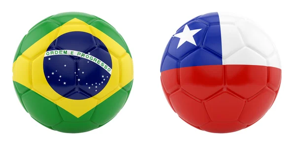 Soccer balls — Stock Photo, Image