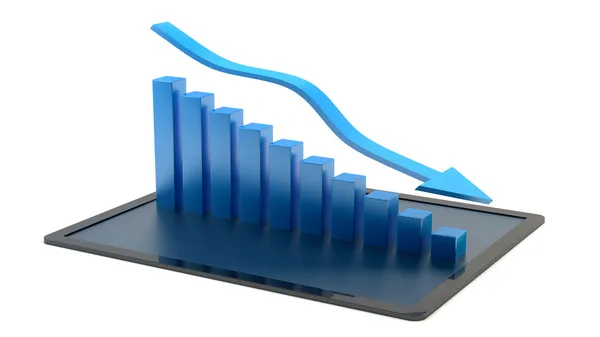 Business graph — Stock Photo, Image