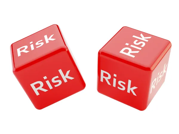 Risk dice — Stock Photo, Image