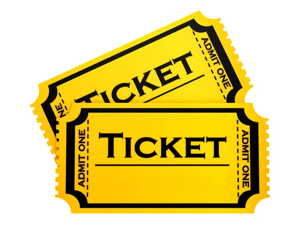 Twee tickets — Stockfoto