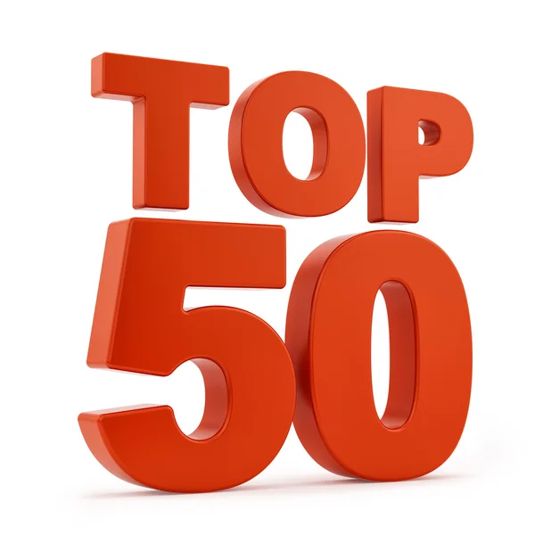 Top 50 — Zdjęcie stockowe