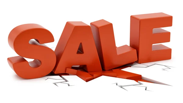 Sale crushing ground — Stock Photo, Image