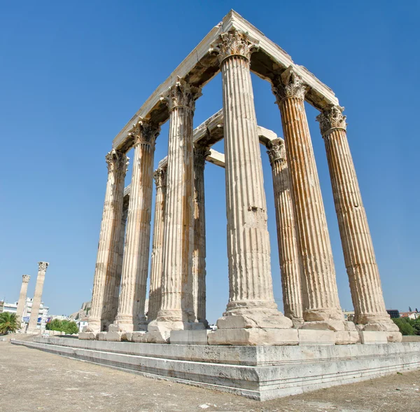 Olympiska zeus tempel. Aten — Stockfoto