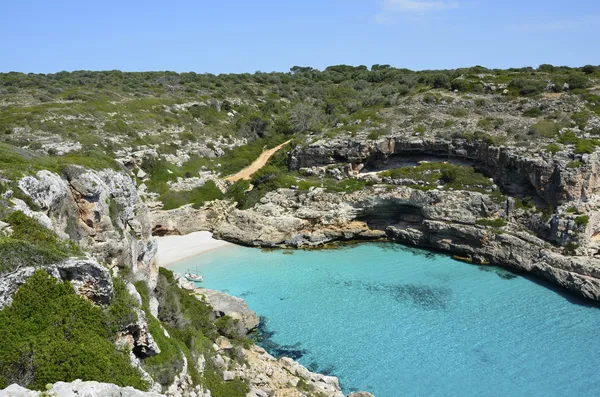 Calo des murmol. Mallorca lizenzfreie Stockfotos