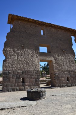 Viracocha Tapınağı. Raqchi, peru