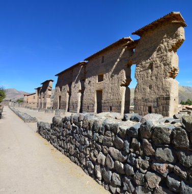 Viracocha Tapınağı. Raqchi, peru
