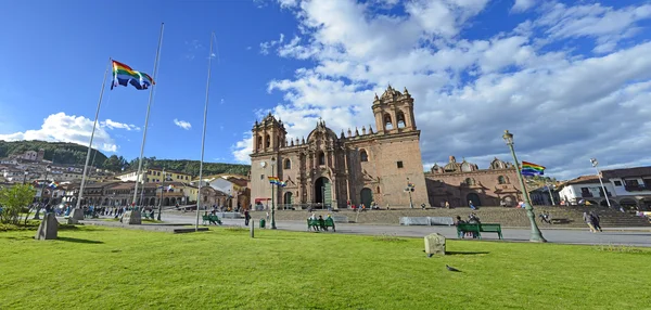 Praça de armas. Cusco, peru — Fotografia de Stock