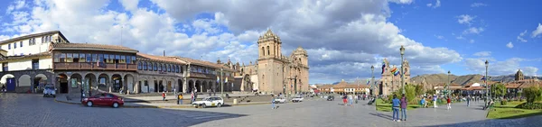 Площа Пласа де Армас. Куско, Перу — стокове фото