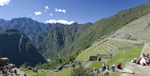 Machu Picchu tarihi sığınak. Peru — Stok fotoğraf