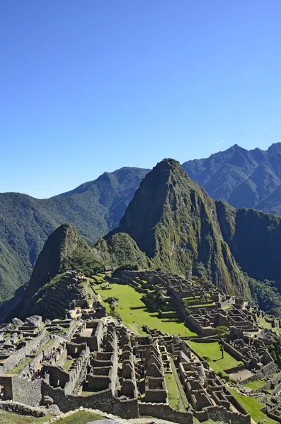 Machu Picchu tarihi sığınak. Peru — Stok fotoğraf