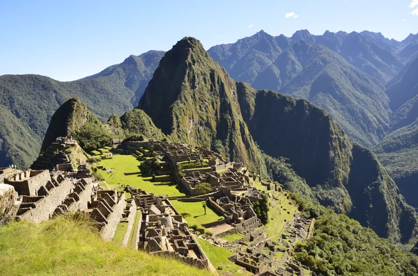 Machu Picchu tarihi sığınak. Peru Telifsiz Stok Fotoğraflar